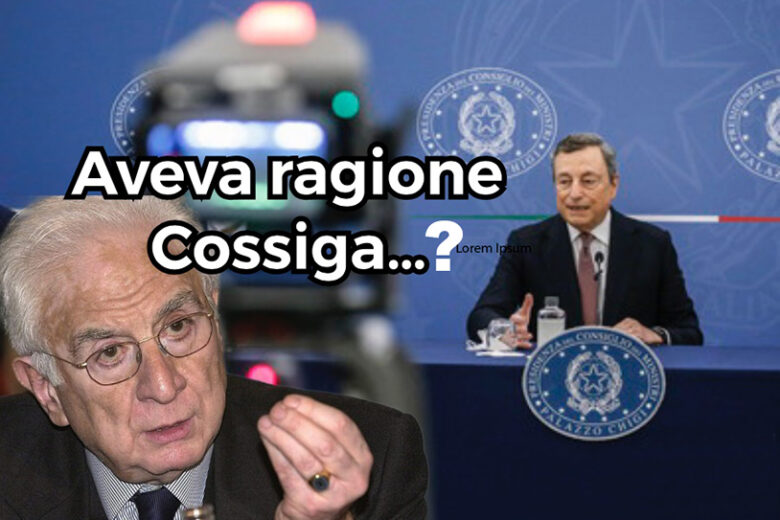 Torna alla luce la telefonata dell’ex Presidente Cossiga, nella quale definiva Draghi “UN VILE AFFARISTA”.