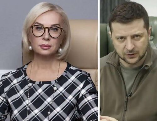 Lo squallido Zelensky, vuole liberarsi di Lyudmila Denisova, Commissaria per i diritti umani del Parlamento ucraino.